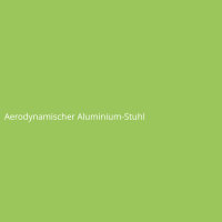 Aerodynamischer Aluminium-Stuhl