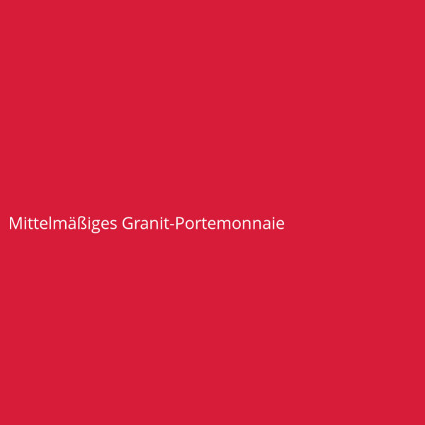 Mittelmäßiges Granit-Portemonnaie